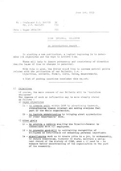 Public Information Office (PIO), File 1