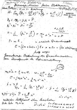 Diamagnetismus. Freier Elektronen