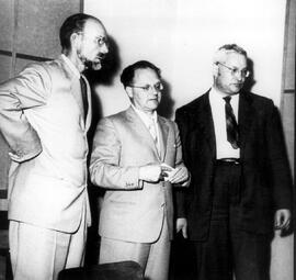 Pierre Auger, Edoardo Amaldi and Lew Kowarski