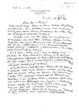 Letter from Pauli to Von Kahler