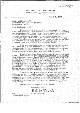 letter to W. Pauli, McConnell, Robert A