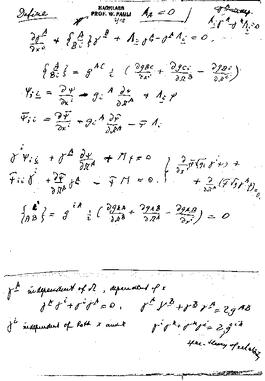 Calculations on the Pais Theory