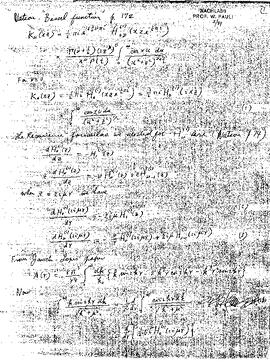 Watson: Bessel function, [unknown]