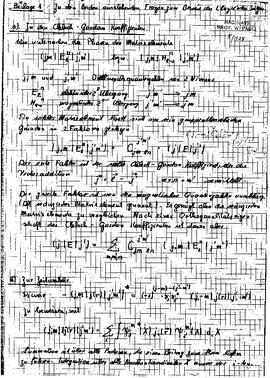 Beilage 1: Zu den beiden ausstehenden Fragen zum Beweis des Lloyd'schen Satzes, [unknown]