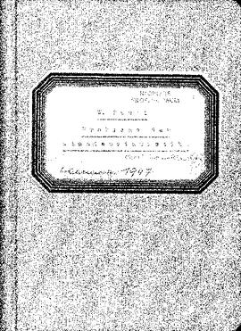 "Probleme der Quantenstatistik", lecture held in summer 1947, manuscript, Pauli, Wolfgang
