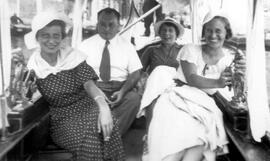 Wolfgang Pauli on a boat in Venezia (Italy)