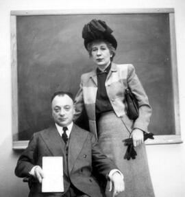 Wolfgang Pauli with Franca Pauli