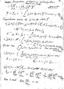Derivation of vacuum-polarization