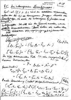 §4. Zur inhomogenen Lorentzgruppe