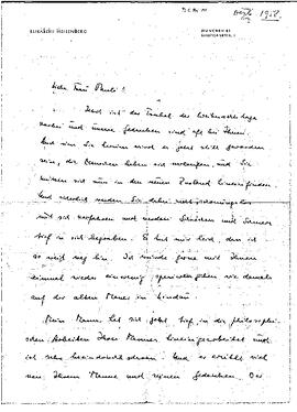 Letter-3134, Heisenberg, Elisabeth