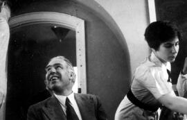 Niels Bohr and a woman