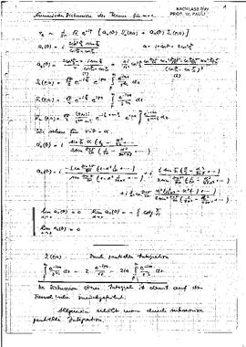 Numerische Diskussion der Terms für m=1, [unknown]