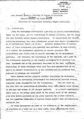 Some general formulae relating to vacuum polarization, Kawabe, Rokuo Umezawa, Hiroomi