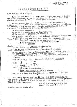 Rundschreiben No. 6, Dialectica