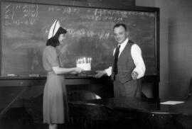 Wolfgang Pauli's 45th birthday