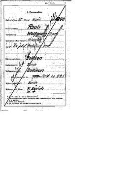 Official papers, Schweizer Armee