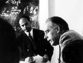 F Kalcker and Niels Bohr