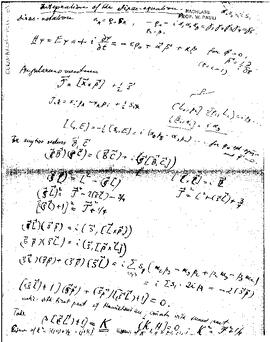 "Interpretation of the Dirac equation", manuscript, Pauli, Wolfgang