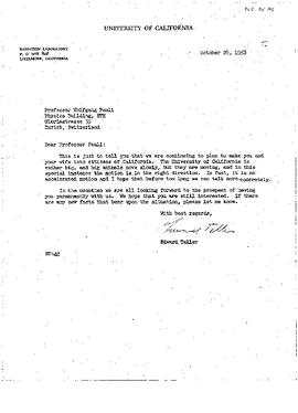 Letter-3098, Teller, Edward