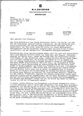 letter to W. Pauli, Heisig, Herbert