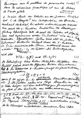 Remarques sur le problème des paramètres cachés dans la mécanique quantique et sur la théorie de l'onde pilote