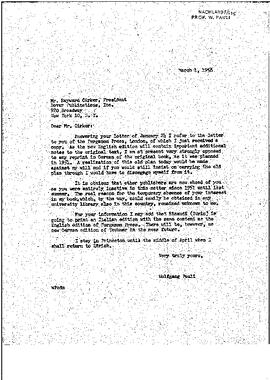 Letter-2252, letter to Dover Publications Inc., Letter 2252