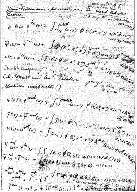 Yang-Feldmann-Formalismus in nicht lokaler Theorie