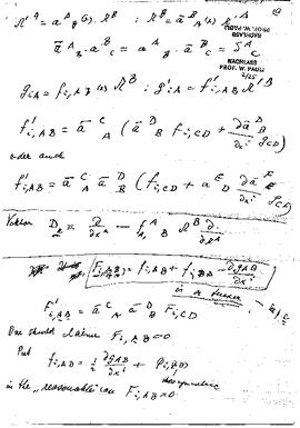 Calculations on the Pais Theory