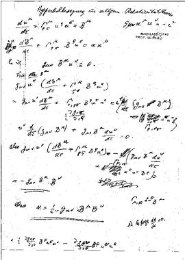 Hyperbelbewegung in allgemeiner Relativitätstheorie