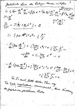 Geodätische Linie der Kaluza-Theorie mit $\gamma$ 55
