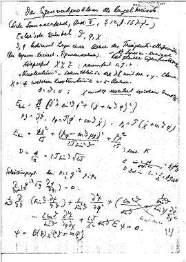 Das Eigenwertproblem des Kugelkreisels
