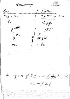 Bezeichnung Lee/Källén