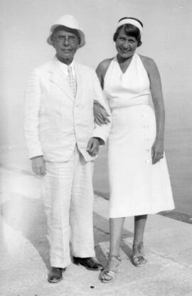 Wolfgang Pauli's father with his daughter-in-law