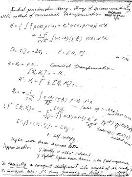 Neutral Pseudoscalar-theory: theory of meson-scattering with method of canonical transformation