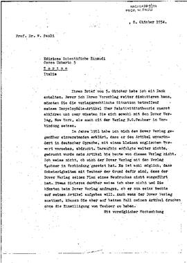 letter to Einaudi (Edizione scientifiche)