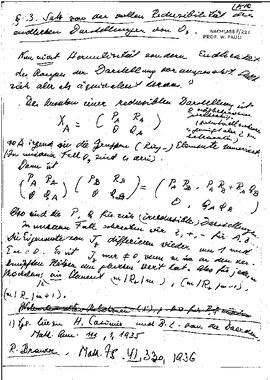 §3. Satz von der vollen Reduzibilität der endlichen Darstellung von O[3]