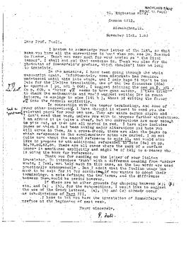 letter to W. Pauli, Field, Gerald