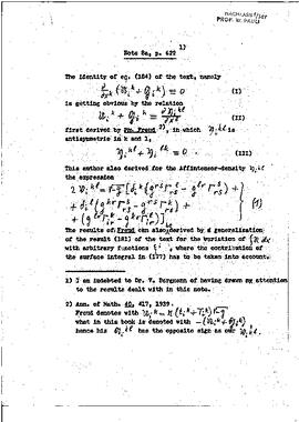 Theory of Relativity