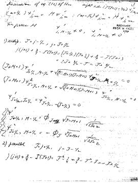 Discussion of eg. (12) of Hu