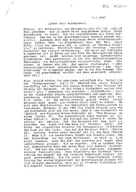 Letter from Pauli to Reichenbach