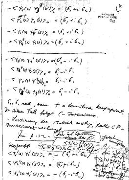 Calculations on CP-Invarianz