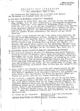 Theorie und Erfahrung, Moser, Anton