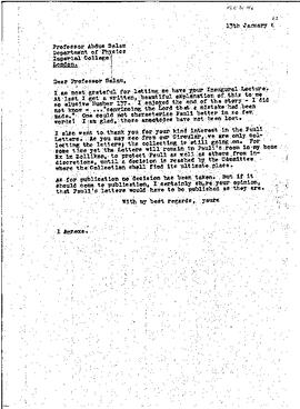 Letter, Pauli, Franca